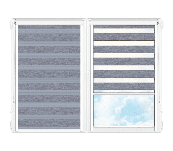 Рулонные кассетные шторы День Ночь Равелло-405 цена. Купить в «Мастерская Жалюзи»