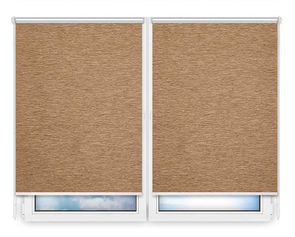 Рулонные шторы Мини Аруба-темно-бежевый цена. Купить в «Мастерская Жалюзи»