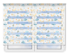 Стандартные рулонные шторы День Ночь Пати-027 цена. Купить в «Мастерская Жалюзи»