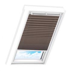 Плиссе мансардные (шторы, жалюзи) мун б.о коричневый